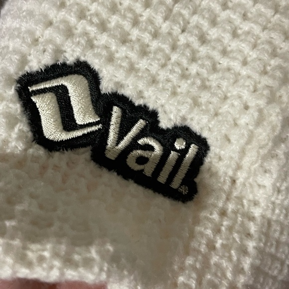 Vail Women's Cream Knit Hat - Picture 3 of 4